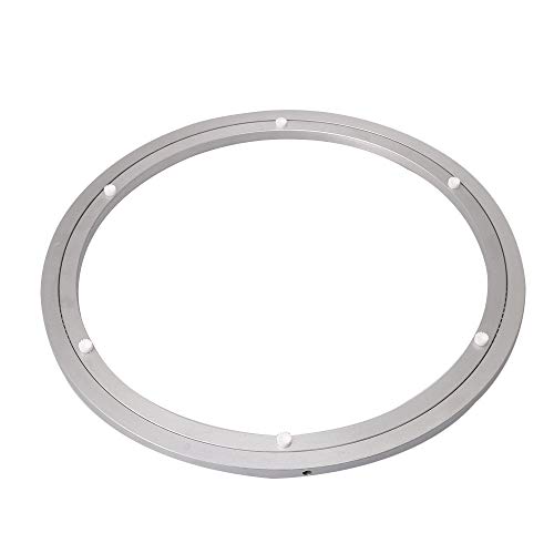 Preisvergleich Produktbild BQLZR Drehtischlager, 35 x 1 cm, silberfarben, Aluminiumlegierung, strapazierfähig, drehbares Kugellager