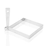 Alimentos de calidad de acero inoxidable duradero huevo frito huevo panqueque molde perfecto forma panqueques o tortilla.