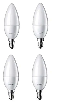 PHILIPS 2.7W e14 LED Warm White Lamp, Pack of 4, (929001141723_4)