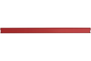 ‎OFFICER PRODUCTS DONAU Universal Klemmschienen / 10 Stück/Klemmschiene DIN A4/ 6mm für circa 60 Blatt/Klemmleiste für Sichtschutzstreifen/Befestigungs-clips/PVC Kunststoff/Rot