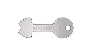 Kitchen Council ALTOCLIC, PASSEPARTOUT Universale per carrelli di supermercato, sgancia i carrelli Senza Bisogno di Monete o gettoni e Senza restare Dentro alla Serratura (1)