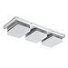 Produktbild SAILUN® 36W LED Kaltweiß Deckenleuchte 3-flammig Acryl Deckenlampe Flur Wohnzimmer Lampe Schlafzimmer Küche Energie Sparen Licht Wandleuchte Silber Aluminium