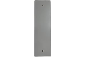 API - Placca cieca interasse fori 165 mm copri foro avvolgibile motore tapparella (Argento)