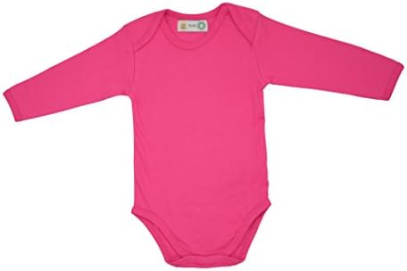 Link Kidswear Baby-Girls ROM50-7480 Long Sleeve Romper, Pink (Cherry), 6-9 Months (Manufacturer Size:74-80)
