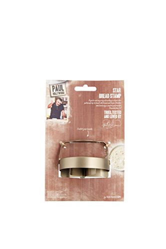 KitchenCraft Paul Hollywood Star Design Brot Stempel, Edelstahl, champagner, 8 cm - 3