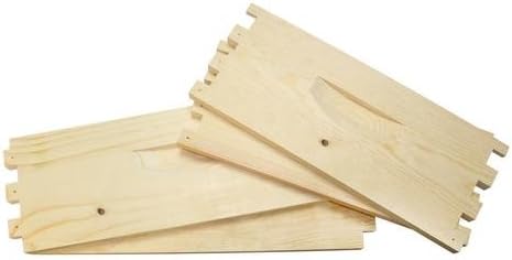 Langstroth Super Box for bee hive- standard, pine- 10 frame (x4 boxes)