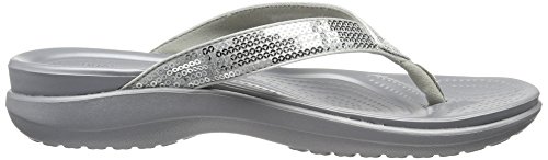 crocs capri sequin flip flop