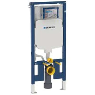 Geberit – Racks Geberit Duofix pour WC suspendu, 114 cm, avec réservoir encastré Sigma 8 cm, coude de vidange PVC (111.791.00.1)