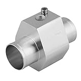 Hohe Qualität: Wassertemperatur-Verbindungsrohr besteht aus hochwertigem Aluminium, guter Wärmeleitungseffekt, glänzend und langlebig.