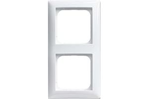 VOLTKING Busch-Jaeger 1722-914 Abdeckrahmen 2-fach Rahmen (Thermoplast) Balance SI Alpinweiß