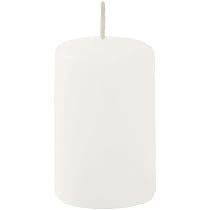 Candele Rosse Lunghe Per Candelabro Set Da 2 Candele Decorative Scanalate Dorica - Colore Tortora - Durata 8 Ore - Diametro 2,5 Cm Altezza 25 Cm Candela Bianca Quadrata - 12