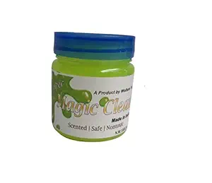 WOLFSTONE Super Clean, Reusable Slime Gel | Easy Clean and Sanitise Car Interior, AC Vent, Dashboard , Windows Sides, Mirrors etc