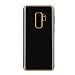 Produktbild MuSheng Für Samsung Galaxy S9 Plus Hülle, Kristall Transparent Weich Schutzhülle Luxus Glitter Sparkle Ultra Dünne Scratch Glatt Handyhülle (Gold)