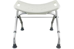 AnteaMED Rehab - Sedile da doccia pieghevole - Sedile da vasca, sedia regolabile in altezza - Ausilio Supporto per Anziani