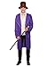 Produktbild Emmas Kleiderschrank Schokoladenfabrik Kostüm Männer - Perfect Book Day oder Film ihnen ausstatten UK Größe M-XL (Men: Medium, Purple)