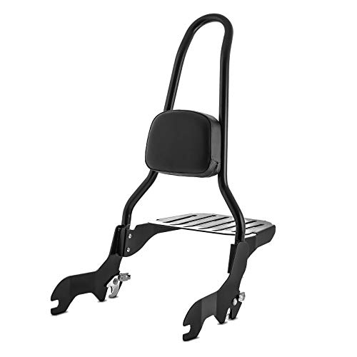 Craftride Sissy bar CSXL w. luggage rack for Harley Davidson Breakout 114 18-19 black