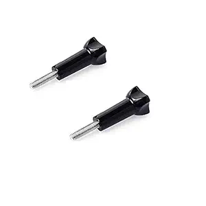 Action Pro 2 x Stainless Steel Long Thumb Knob Bolt Compatible with GoPro 9 8 7 6 5 4 4k Eken AKASO SJCAM DJI OSMO YI etc.