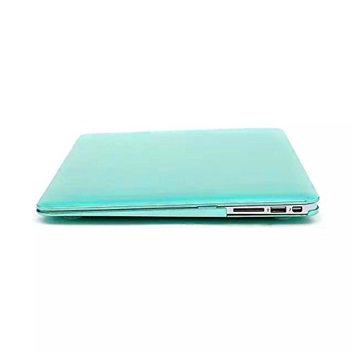 tinxi® Zweiteilige Matte Gummierte Harte Schutzhülle für Apple Macbook Pro Retina 13,3 Zoll (Modell A1425 A1502) Hülle Cover Schale Schutz Hülle Tasche Etui Case Shell Hard Plastik transparent mattiert türkis grün (Passt nicht für Macbook Pro 13.3 zoll A1278) - 8