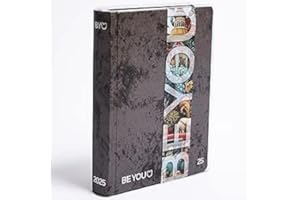BE YOU Matter Stone Small, Diario Scuola 2024-2025, Agenda 12 Mesi Datata, Formato Easy 12,5cm x 16,5cm, Diario con Sticker e Segnalibro, Colore Grigio