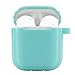 Produktbild Für Apple AirPods 2 Silikon Hülle,Soft Case für Apple AirPods Schutzhüllen-Silikonhülle Schutz AirPods Aufladen Case (Hellblau)
