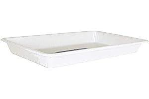BigBuy Tools Vaschetta, Bianco, 50 x 34 x 8 cm