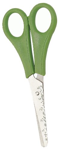 Dahle 54625 Kinder-Schere (Eco rund, Griff) 10er Packung grün