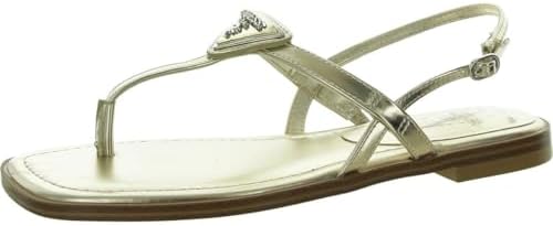GUESS Rainey, Sandali Bassi Donna, Oro 710, 40 EU