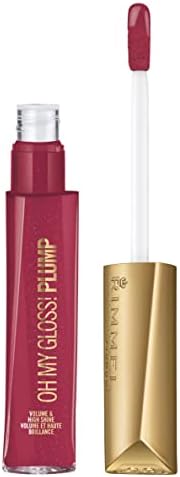 Rimmel London Oh My Gloss Plump Lucidalabbra con Oli Idratanti, Labbra Morbide e Finish Ultra-Luminoso Effetto 3D, 501 Raspberry Sundae, 6 ml