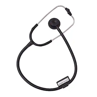 RCSP Deluxe Matt Acoustic Stethoscope for doctors and medical students (BLACK)