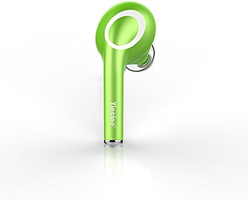 Mini Wireless Earbuds CVC6.0 Noise Reduction Bluetooth 4.1 Headphones Single Right In-Ear Earphones for Iphone 8 7 6 6s Samsung Galaxy S7 S6 Note 8 Android Green