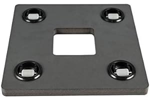 ‎PFLANZWERK Pflanzwerk® Pflanzkübel Untersetzer - ULTRAFLACHER Designer PFLANZENROLLER - 28 cm x 28cm - Eckig und rund für alle Blumentöpfe & Blumenkübel - Indoor & Outdoor Gefäßroller - 2 Jahre Garantie