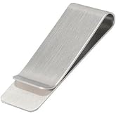 SPELT Metal Mini Kağıt Para Tokası Kart Tutucu Klips C&uuml;zdan Ataş G&uuml;m&uuml;ş 5cm x 1,5cm K&uuml;&ccedil;&uuml;k Boy