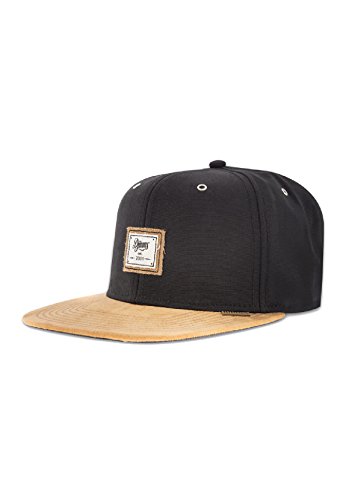 Preisvergleich Produktbild Djinns Snapback Cap 10oz Canvas Basecap 6 Panel Kappe Black