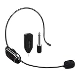 Este es un auricular de micrófono inalámbrico, inalámbrico y sin colgar la cintura necesaria, reducir la carga del cuerpo, amplificación fácil.