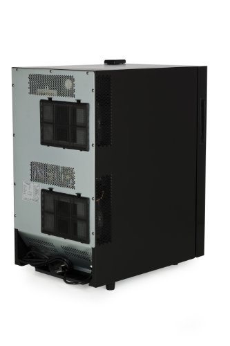 Amstyle Design Weinkühlschrank 2 Temperaturzonen Klima-Zonen Schwarz 48 Liter 18 Flachen Getränkekühlschrank 8-18°C Weinkühler Weinklimaschrank Glastür Freistehend Rot & Weißwein Höhe 64cm (EEK: C) - 15