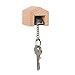 Price comparison product image corpus delicti Garage with Beetle grey for Wall Design Key Holder Beech Wood and Stainless Steel with Trendy Car Key Fob for all Vintage Car Fans