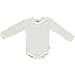 Celavi Unisex Baby Body Long Sleeve Basic Wool Blouse, Off White, 50 cm