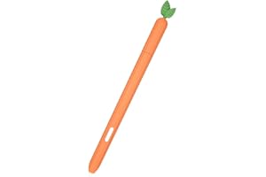 WKEAIKEQING Schutzhülle für S-Stift auf Samsung Galaxy Tab S7 FE/S7/S7 Plus/S8/S8 Plus/S8 Ultra/S9/S9Plus/S9Ultra, bunt, für Tablet, S-Stift, Stylus-Tasche, rutschfester Schutz, Silikonhülle (Karottenorange)