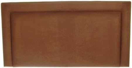 Utah Headboard in Brown Faux Suede Fabric (Fast Delivery Headboard!) (3ft Single)