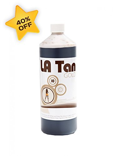 AWARD WINNING LA SPRAY TANNING SOLUTION- 10 GOLD (10% DHA) 1000ml (1 Litre)