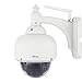Produktbild IP Kamera, 720P HD Outdoor Überwachungskamera Wireless CCTV PTZ Dome Kamera mit Bewegungserkennung, Nachtsicht, 355°/90° Schwenkbar, SD-Kartenaufnahme, Unterstützt Fernalarm und Mobile App Kontrolle (720P)