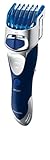 Panasonic ER-GS60 Hair Clipper and Body Groomer Wet/Dry with 2 Comb Attachments - Blue/Silver (Personal Care)