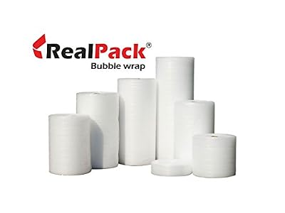 Realpackâ ® | 1 x Petit Rouleau de papier à bulles | Taille – Large 101,6 cm 1000 mm x 50 m | Assez solide pour Idéal pour maison Moving | rapide inclus