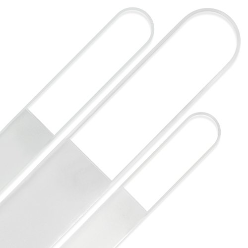 Set bestehend aus 3 Glasnagelfeilen, echtes gehärtetes Glas aus Tschechien, lebenslange Garantie | Handgefertigt in der Tschechischen Republik - 2