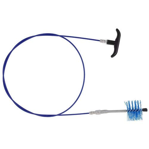 WOLFPACK Saturnia 22020655 - Kit Cepillo deshollinador para Tubos Estufas, 2 m x 80 mm