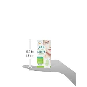 Nad's Hypoallergenic Facial Wax Strips, 24 strips (Pack of 2) - Image 7