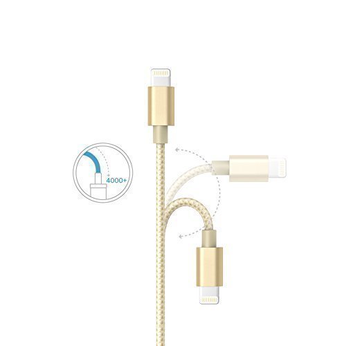 iPhone Charger, Anker 1.8 m(6ft) iPhone Cable Nylon Braided USB Cable with Lightning Connector [Apple MFi Certified] for iPhone iPhone X / 8 / 8 Plus / 7 / 7 plus / 6s / 6s Plus / 6 / 6 plus , iPad Air 2 and More
