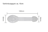 HomySnug Baby Sicherheit Sperren Kindersicherung multifunktionale Baby Sicherheitsschloss für Schubladen und Kleiderschrank – 10 stück - 3