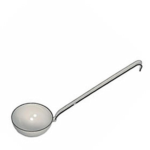 RIESS Schöpflöffel, Schöpfkelle, Saucenlöffel, Ø 9 cm, weiß