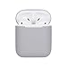 Produktbild Colorful Für AirPods Tasche Silikonhülle, Schlank und Leicht Hülle Stoßfeste Schutzhülle für Apple AirPods Aufladen Case (Grau)